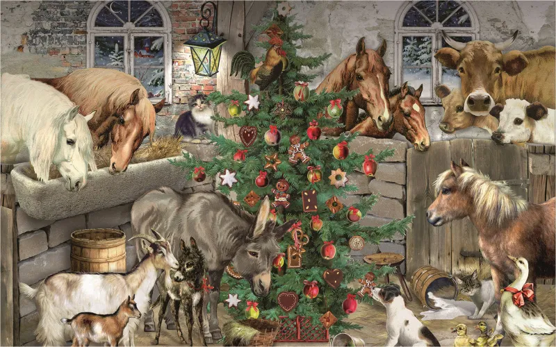 Mini-Puzzle - Festive Xmas - L'Étable