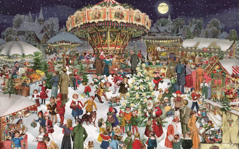 Mini-Puzzle - Festive Xmas - La Fête Foraine