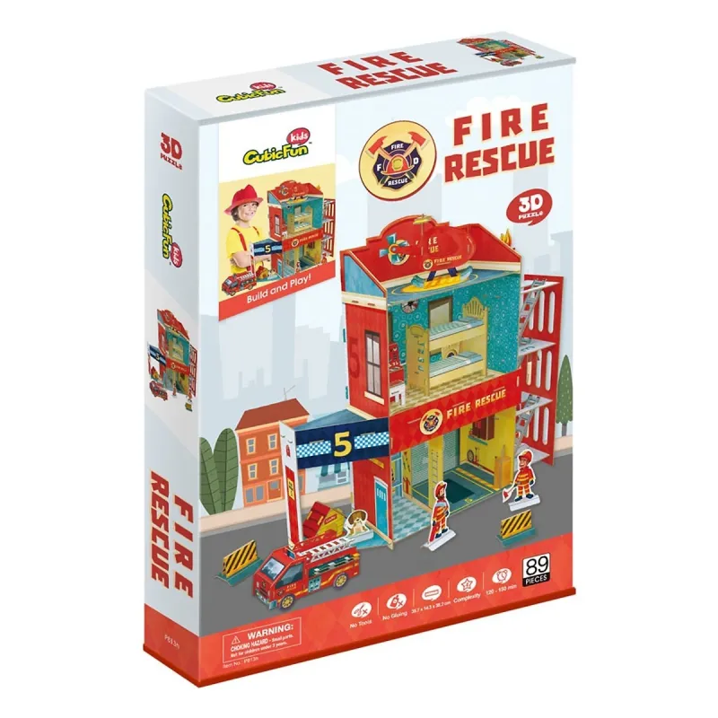 Puzzle 3D - Fire Rescue Puzzle 3D - Fire Rescue