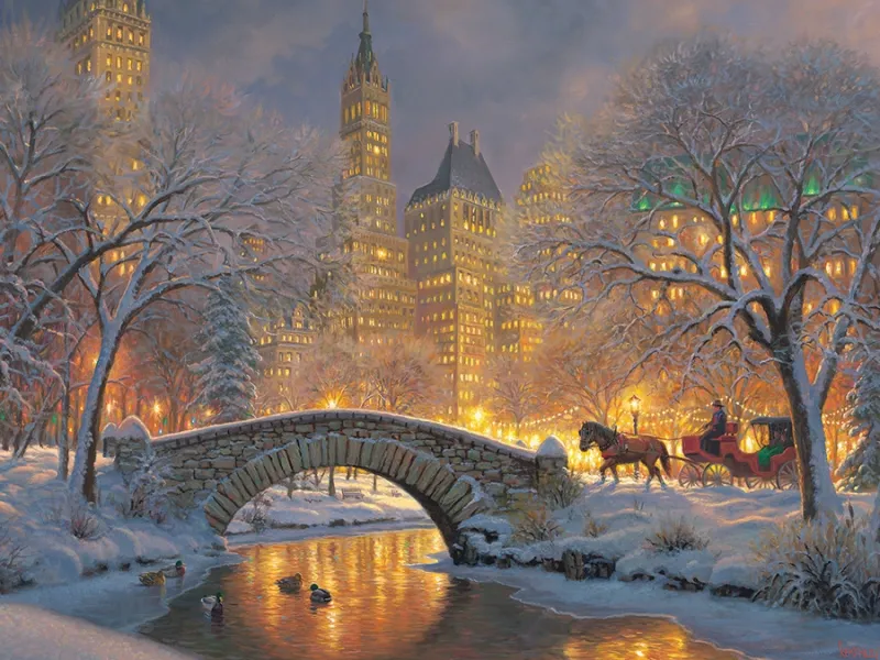 Pièces XXL - Mark Keathley: Winter in the Park Pièces XXL - Mark Keathley: Winter in the Park