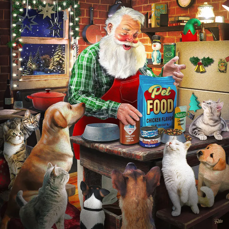 Pièces XXL - Le Père Noël et ses Animaux Pièces XXL - Le Père Noël et ses Animaux
