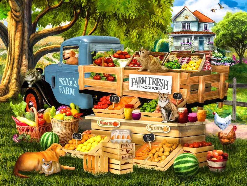 Pièces XXL - Fruits et Légumes de Millie Pièces XXL - Fruits et Légumes de Millie