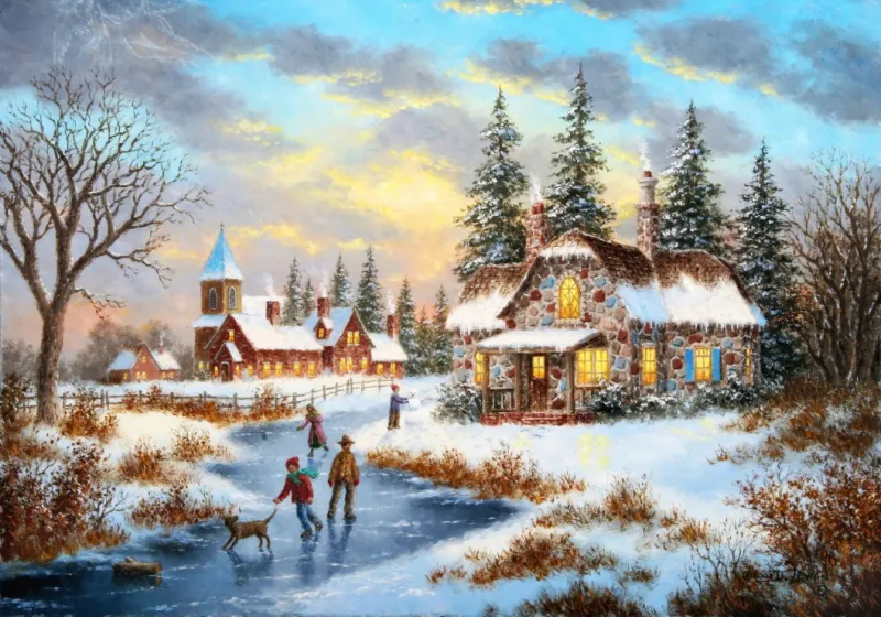 Dennis Lewan - A Mid-Winter's Eve Dennis Lewan - A Mid-Winter's Eve