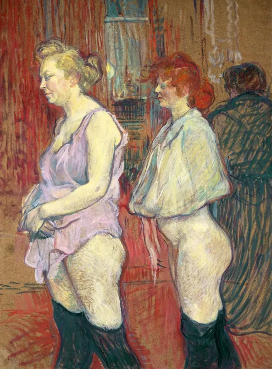 Henri de Toulouse-Lautrec : Rue des Moulins, 1894 Henri de Toulouse-Lautrec : Rue des Moulins, 1894