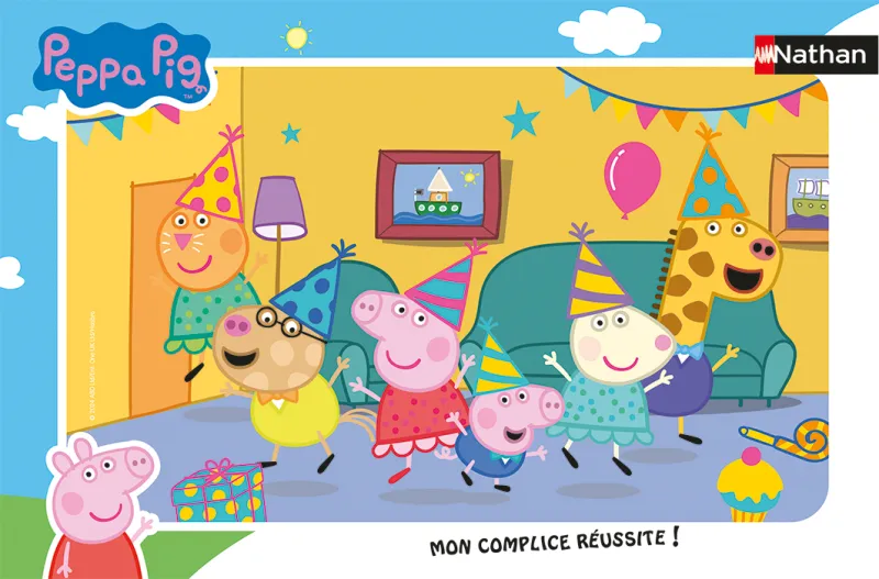 Puzzle Cadre - Anniversaire Peppa Pig Puzzle Cadre - Anniversaire Peppa Pig
