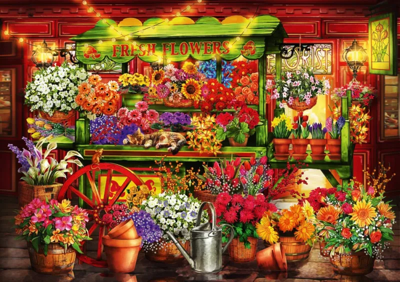 Flower Market Stall Flower Market Stall