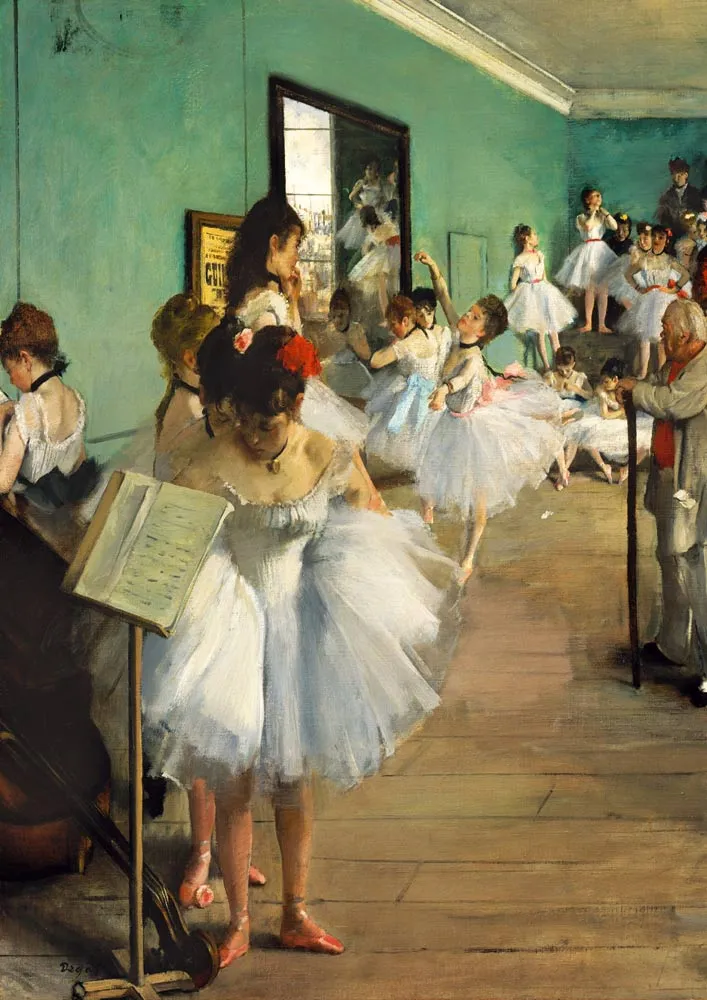 Degas - The Dance Class, 1874 Degas - The Dance Class, 1874