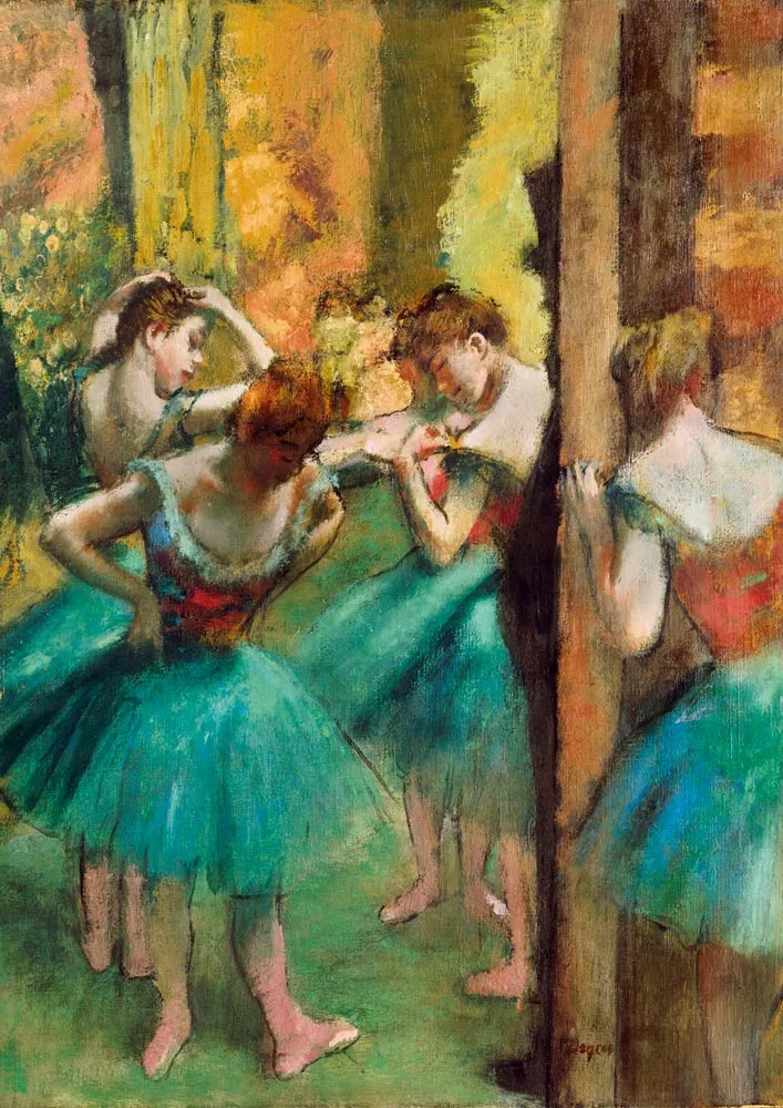 Degas - Dancers, Pink and Green, 1890 Degas - Dancers, Pink and Green, 1890