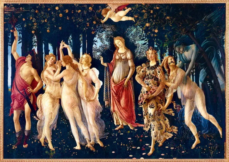 Botticelli - La Primavera (Spring), 1482 Botticelli - La Primavera (Spring), 1482