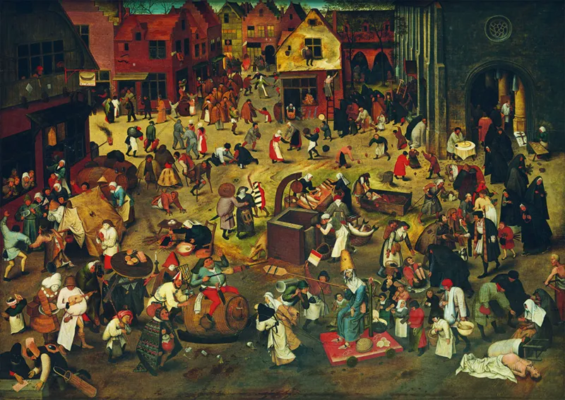 Pieter Bruegel the Elder - The Fight Between Carnival and Lent, 1559 Pieter Bruegel the Elder - The Fight Between Carnival and Lent, 1559