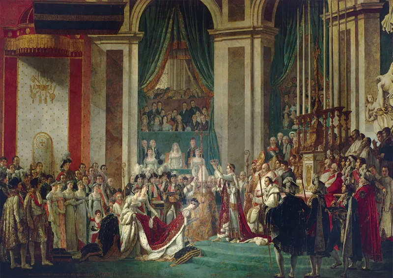 Jacques-Louis David - The Coronation of the Emperor and Empress, 1805-1807 Jacques-Louis David - The Coronation of the Emperor and Empress, 1805-1807