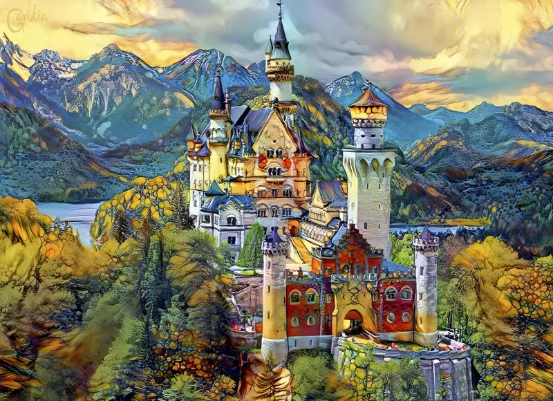 Château de Neuschwanstein, Allemagne Château de Neuschwanstein, Allemagne
