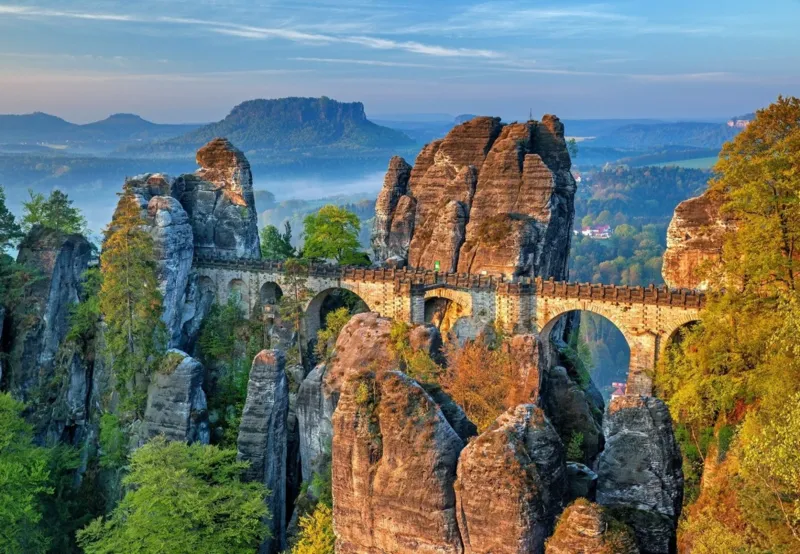 The Bastei Bridge The Bastei Bridge