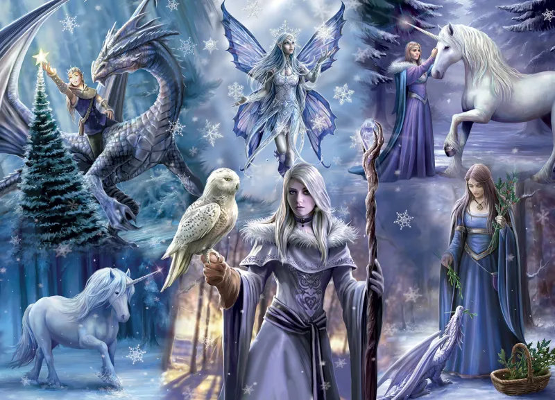 Anne Stokes - Winter Fantasy Anne Stokes - Winter Fantasy