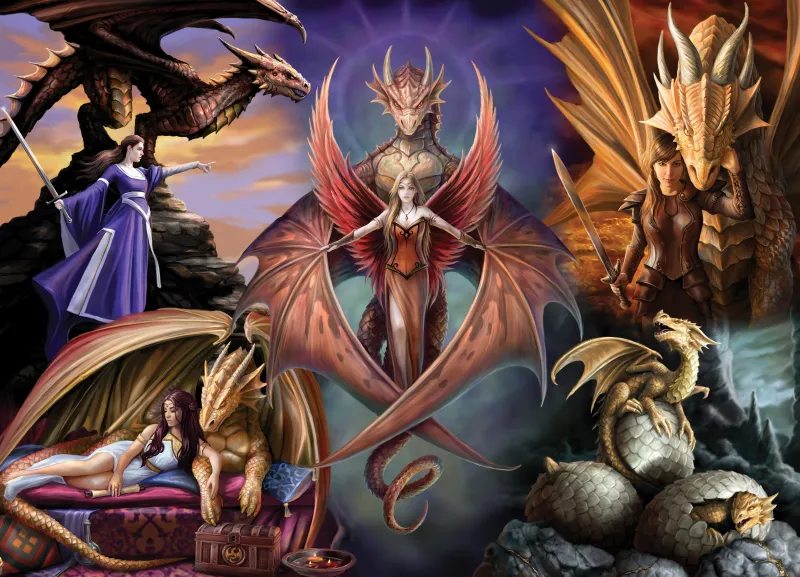 Anne Stokes - Dragon Fellowship Anne Stokes - Dragon Fellowship