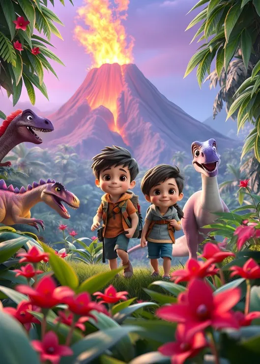 Petits Explorateurs chez les Dinosaures Petits Explorateurs chez les Dinosaures