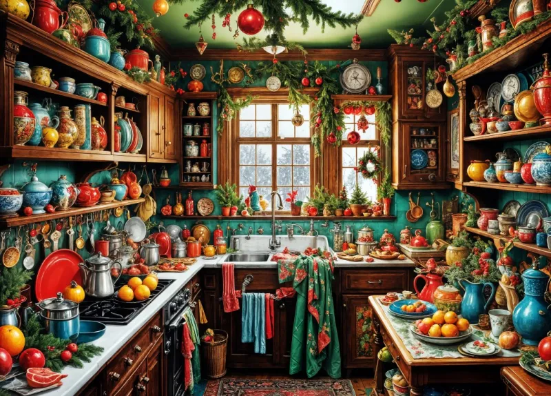 Cuisine Rustique de Noël