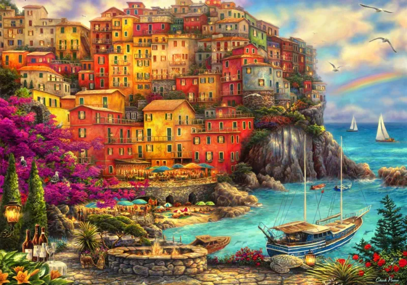 A Beautiful Day at Cinque Terre A Beautiful Day at Cinque Terre