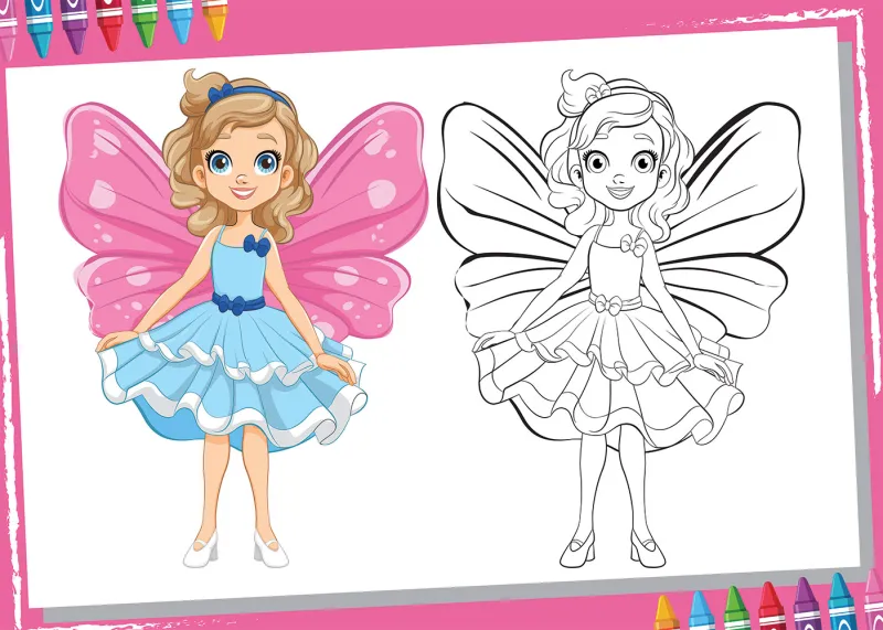 Pièces XXL - Color Me - Fée Pièces XXL - Color Me - Fée