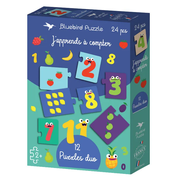 Puzzles duo - J'apprends à Compter Puzzles duo - J'apprends à Compter