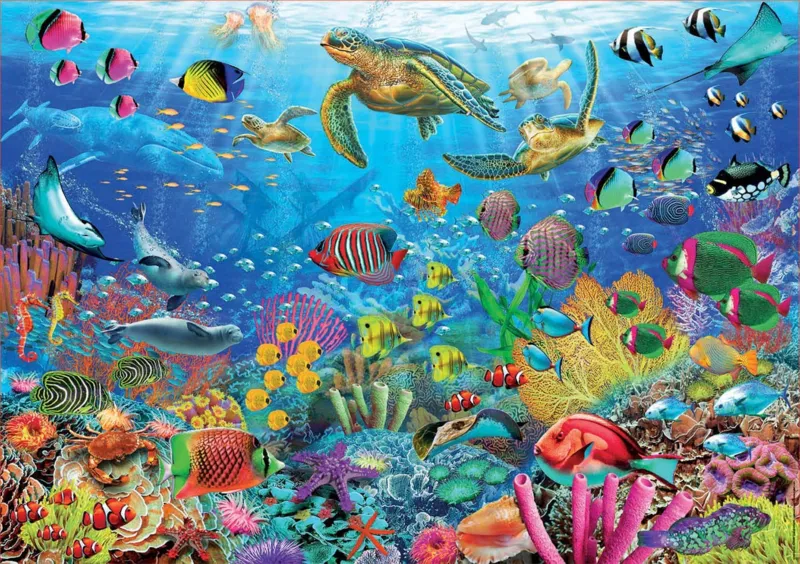 Educa Puzzle 500 Pièces – Espèces En Danger – 48 X 34 Cm – Colle Fix Puzzle Incluse, Pièces De Qualité, Dès 11 Ans