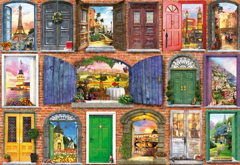 Puzzle 5000 pièces mappemonde d'henricus Ravensburger 174287