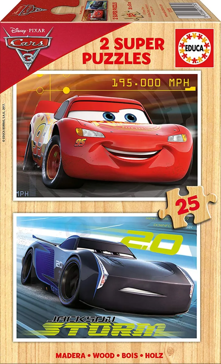 2 Puzzles en Bois - Cars 2 Puzzles en Bois - Cars