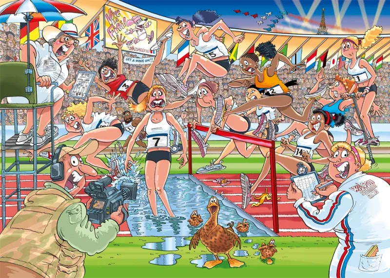 WASGIJ ORIGINAL 44 - JEUX D'ÉTÉ! (1000 PIECES) WASGIJ ORIGINAL 44 - JEUX D'ÉTÉ! (1000 PIECES)