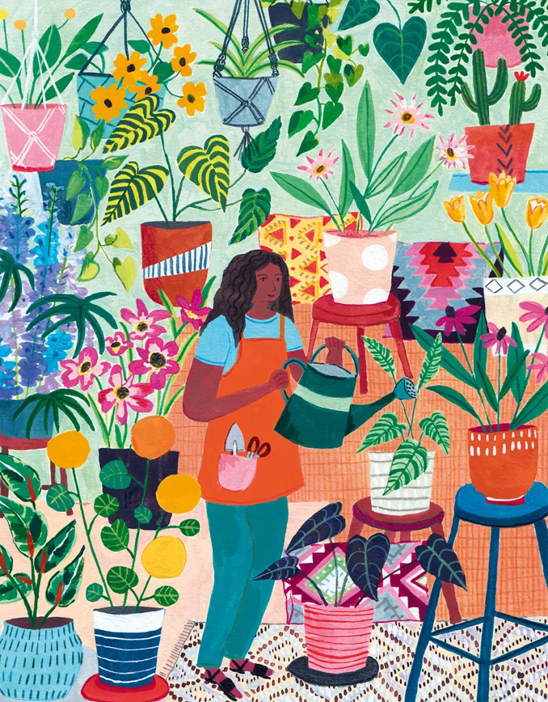 La Femme aux Plantes La Femme aux Plantes