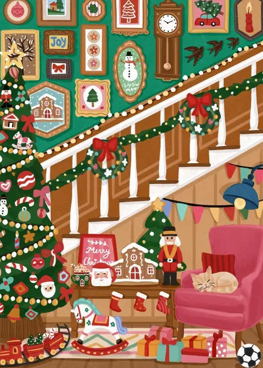 Escalier de Noël Escalier de Noël