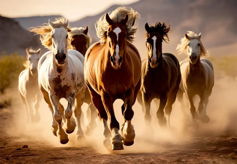 Chevaux Sauvages Chevaux Sauvages