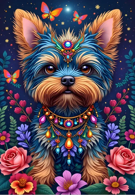 Le Chien au Pays des Fleurs Le Chien au Pays des Fleurs