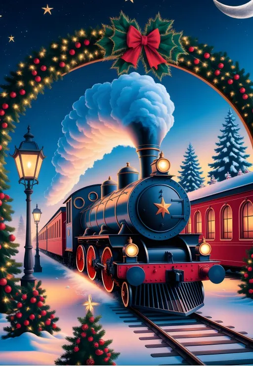 Le Train Magique de Noël Le Train Magique de Noël
