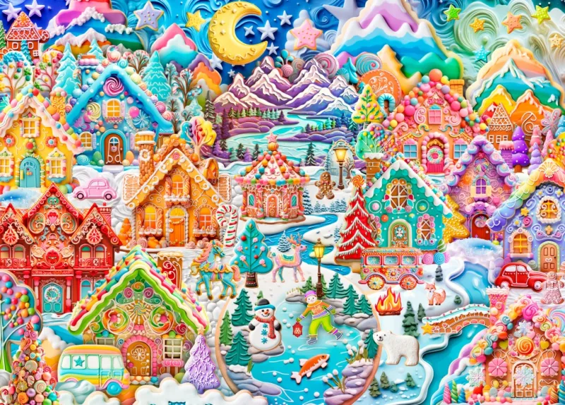 Colorful Cookietown Night