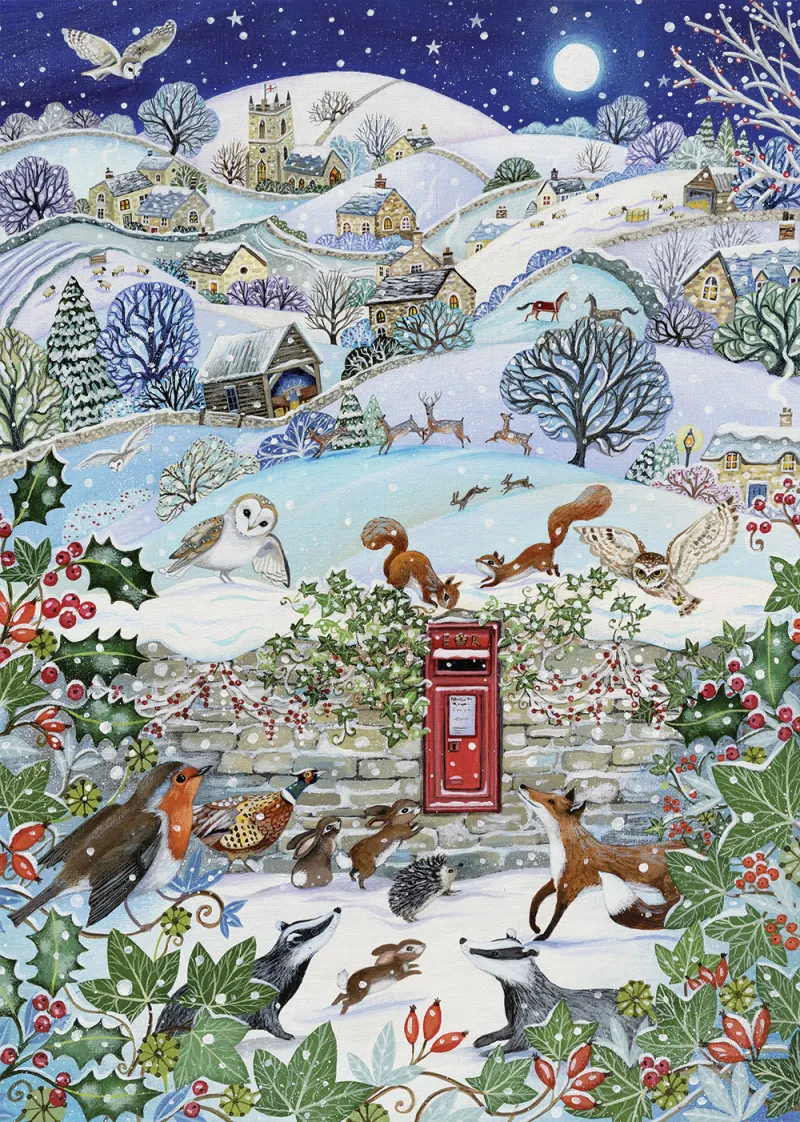 Village par une Nuit d'Hiver Village par une Nuit d'Hiver