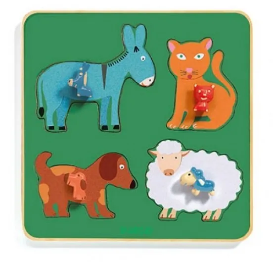 Puzzle Cadre en Bois - Family Farm Puzzle Cadre en Bois - Family Farm