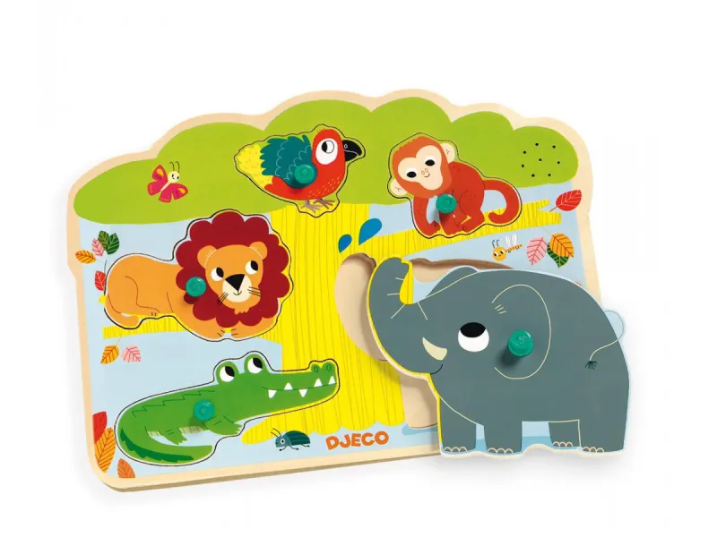 Puzzle Sonore en Bois - Baobab Puzzle Sonore en Bois - Baobab