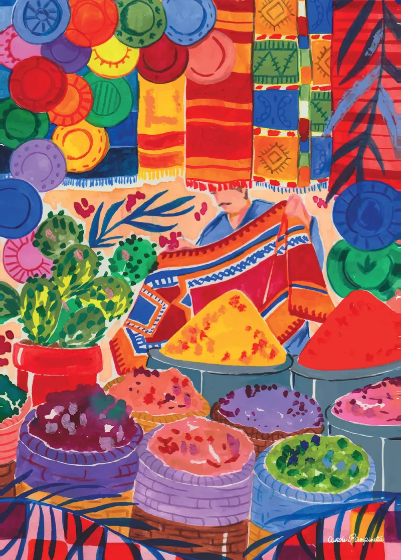 Casablanca, les Habous Carole Rampinetta