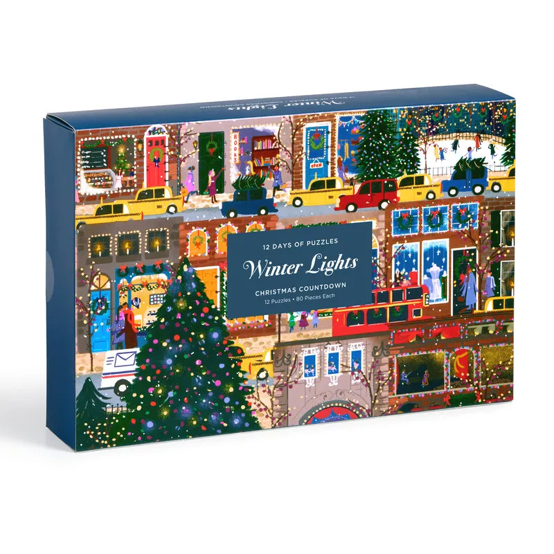 Joy Laforme - Lumières d'Hiver - 12 Jours de Puzzles 80 Pièces - Compte à Rebours des Fêtes Joy Laforme - Lumières d'Hiver - 12 Jours de Puzzles 80 Pièces - Compte à Rebours des Fêtes