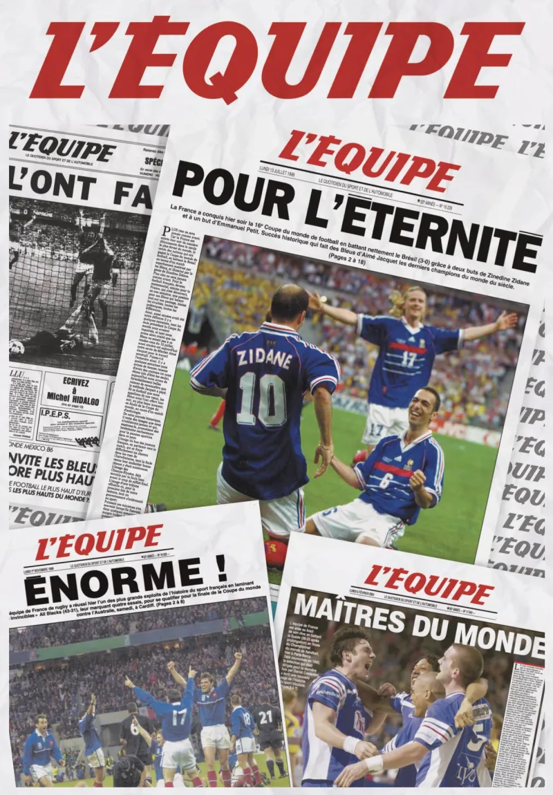 Les Exploits des Équipes de France - Football, HandBall, Rugby Les Exploits des Équipes de France - Football, HandBall, Rugby