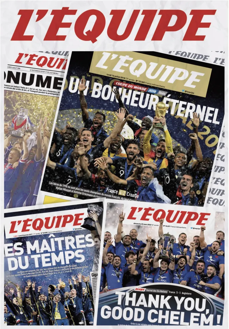 Les Trophées des Équipes de France - Football, HandBall, Rugby Les Trophées des Équipes de France - Football, HandBall, Rugby