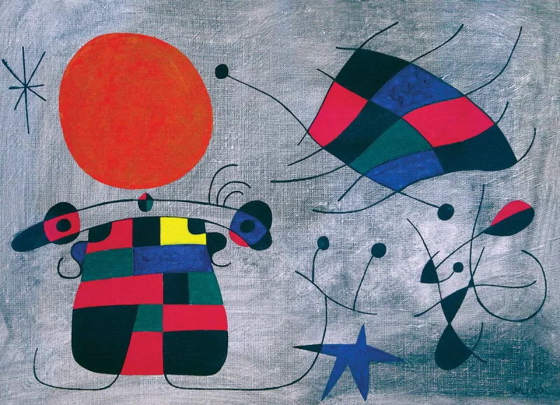 Joan Miro - Le Sourire aux Ailes Flamboyantes Joan Miro - Le Sourire aux Ailes Flamboyantes