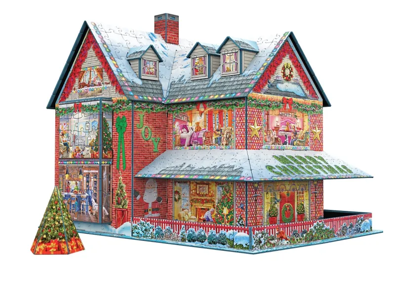 Puzzle 3D - Maison de Noel Puzzle 3D - Maison de Noel