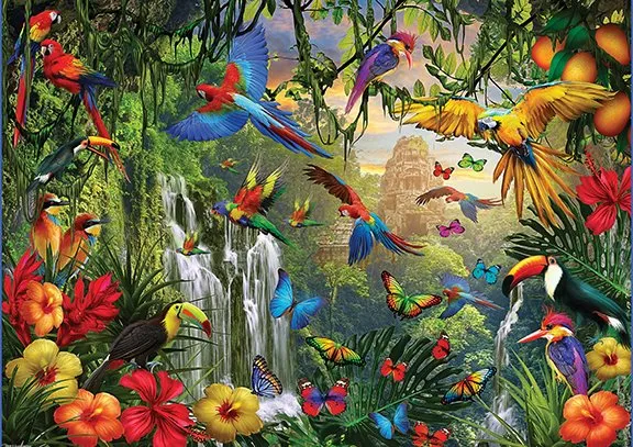 Pièces XXL - Paradis des Oiseaux Tropicaux Pièces XXL - Paradis des Oiseaux Tropicaux