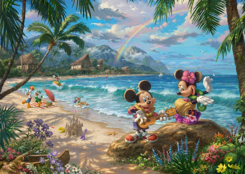 Mickey et Minnie sur Hawaii Mickey et Minnie sur Hawaii