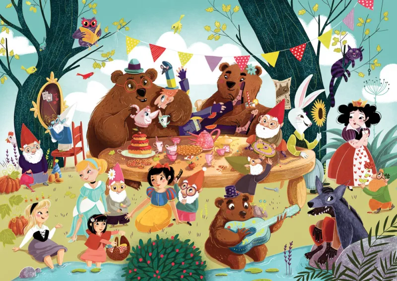 Puzzle en Bois Découpé à la Main - Il Etait Une Fois Puzzle en Bois Découpé à la Main - Il Etait Une Fois