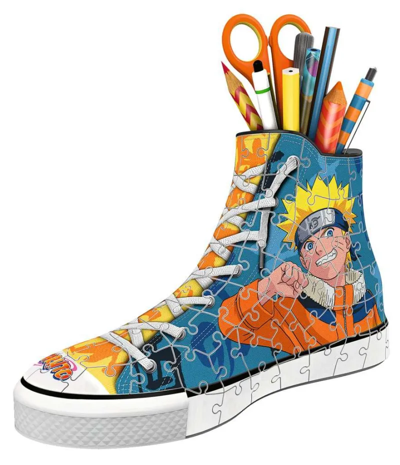 Puzzle 3D - Sneaker - Naruto - Pot à Crayons Puzzle 3D - Sneaker - Naruto - Pot à Crayons