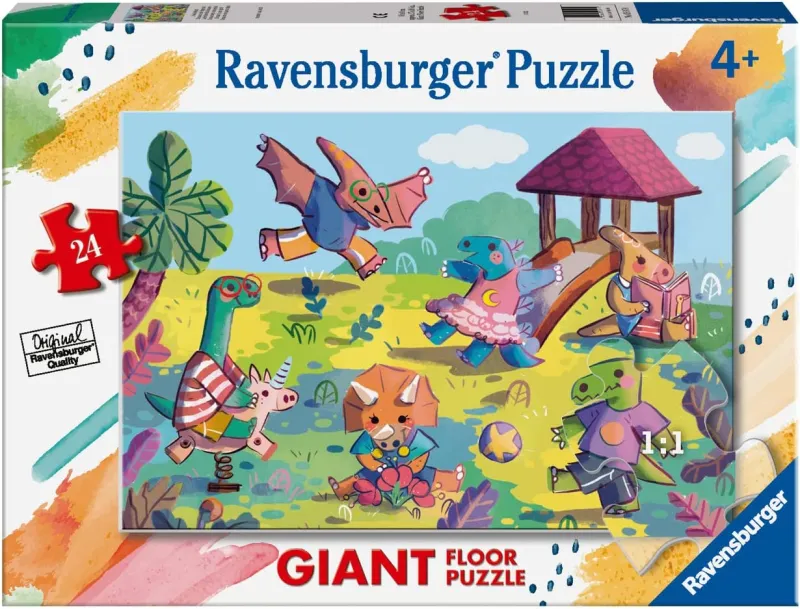 Puzzle Géant de Sol - Pièces XXL - Dinosaures Puzzle Géant de Sol - Pièces XXL - Dinosaures