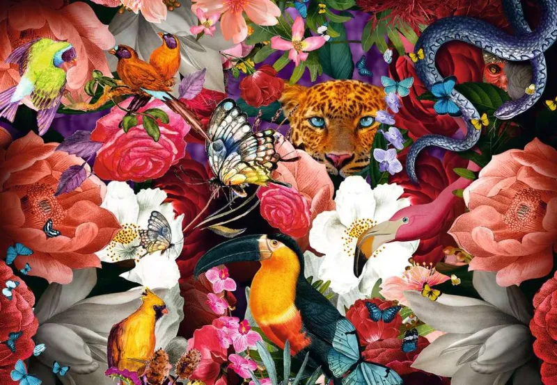 Puzzle Moment - Fleurs Tropicales Puzzle Moment - Fleurs Tropicales