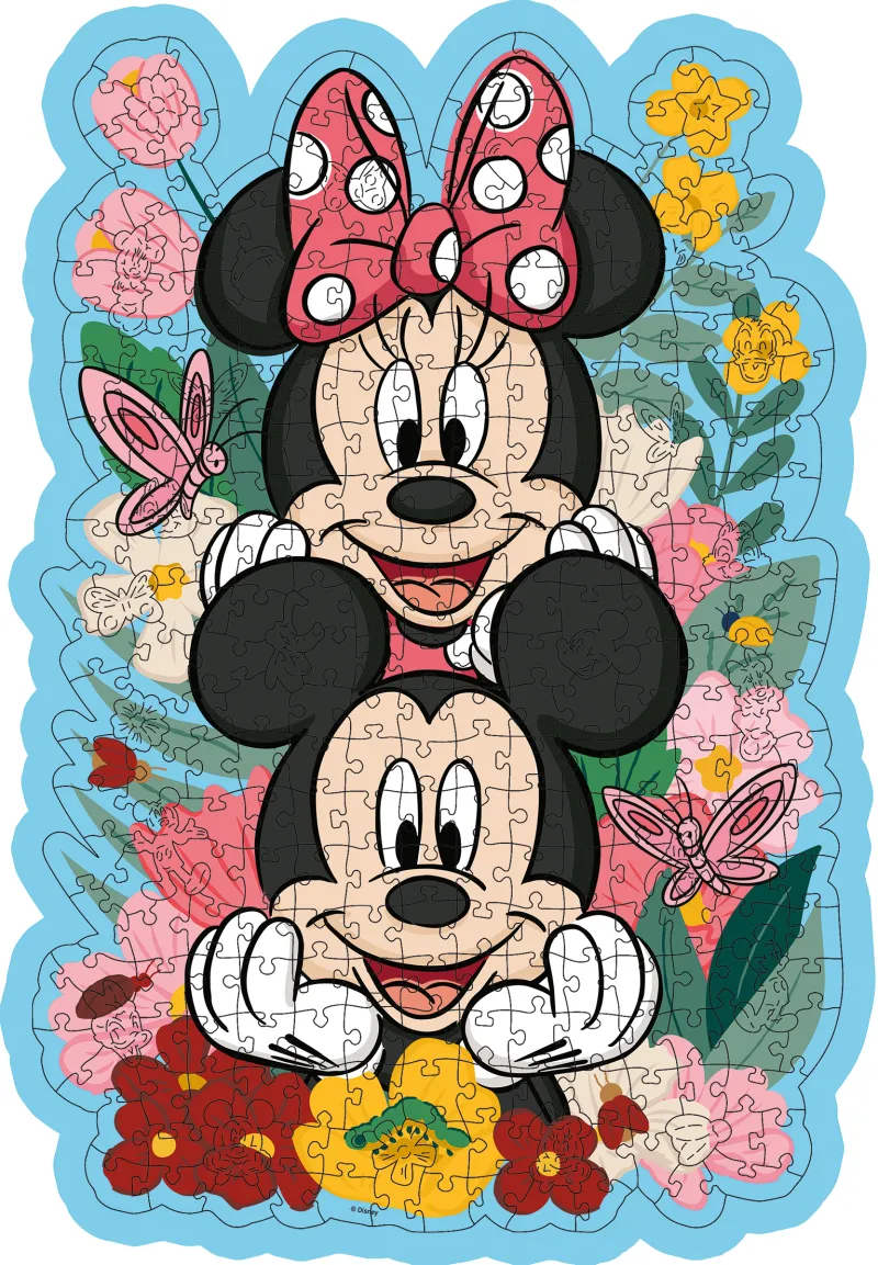 Puzzle en Bois - Mickey & Minnie Puzzle en Bois - Mickey & Minnie